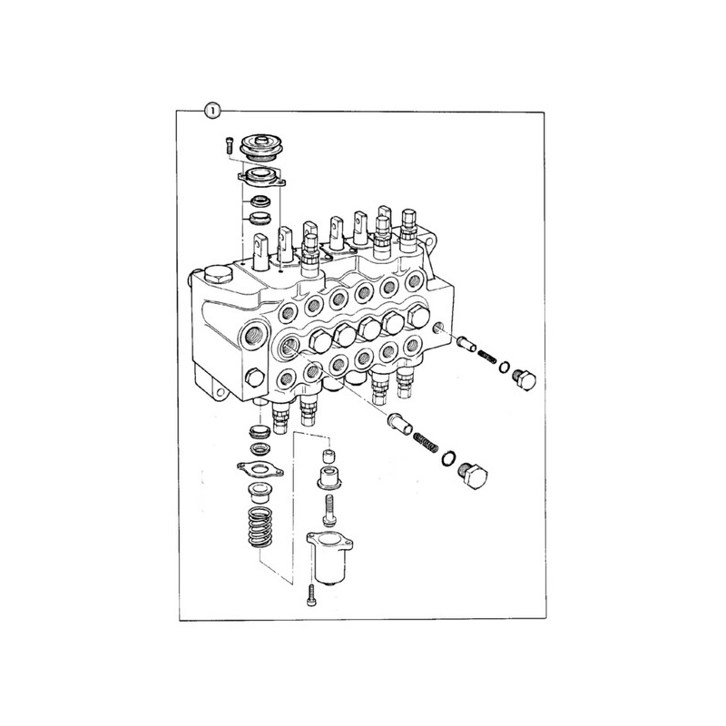 Сплиттер сзади подходит для JCB 3CX 4CX