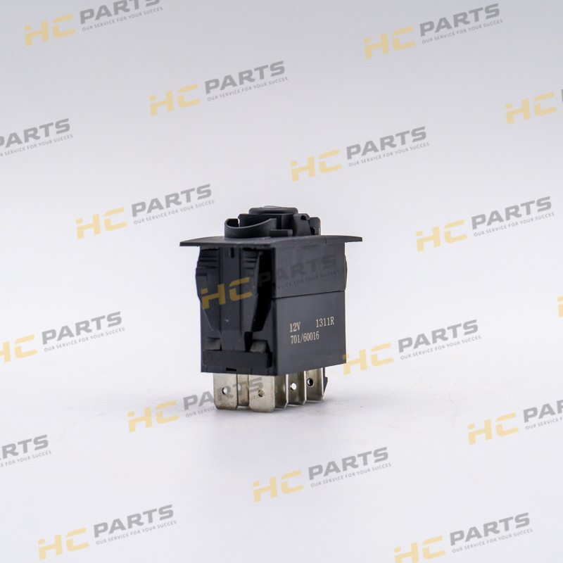 JCB Трехпозиционный переключатель кабины, 8 контактов