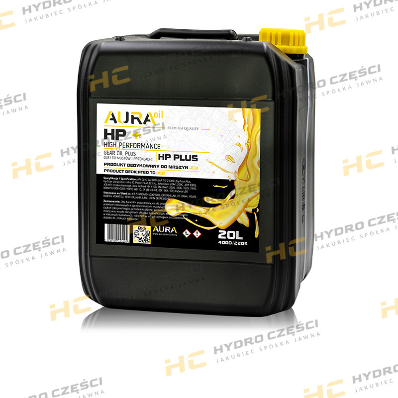 Трансмиссионное масло AURA HP Gear Oil 20 л — для мостов и гидравлических тормозов (4000/2205)