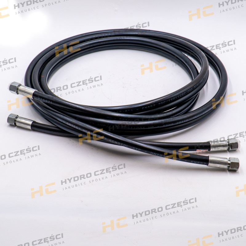 JCB гидравлический шланг BOOM 3/8" BSP 4300mm-AZERI PARTS