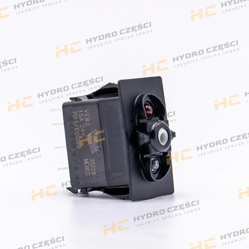 JCB переключатель 24V DP RW LED-оригинал