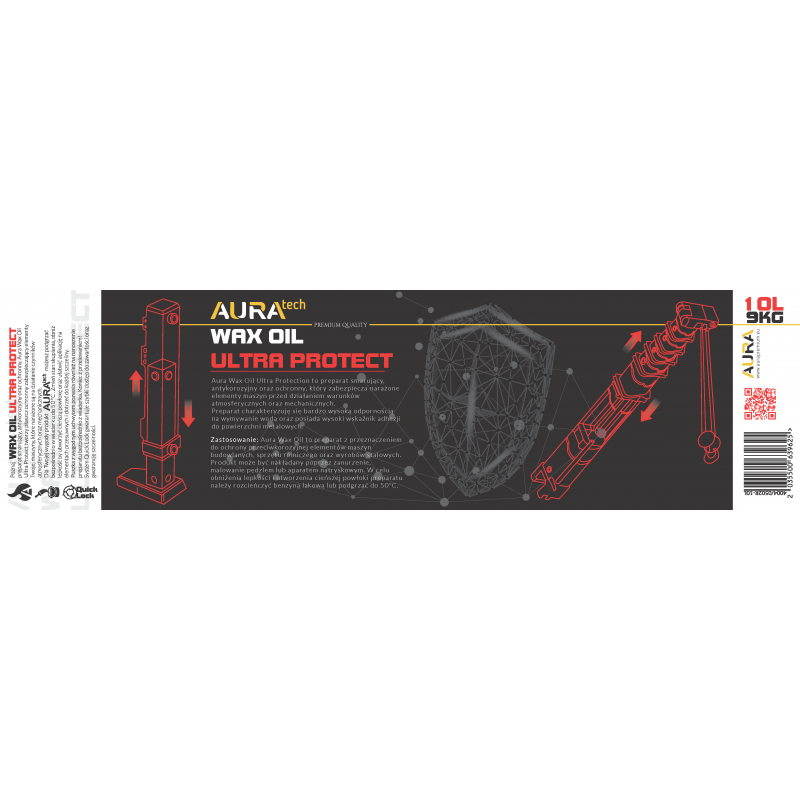 AURA WAXOIL ULTRA PROTECTION 10 л — смазка для направляющих и элементов шасси