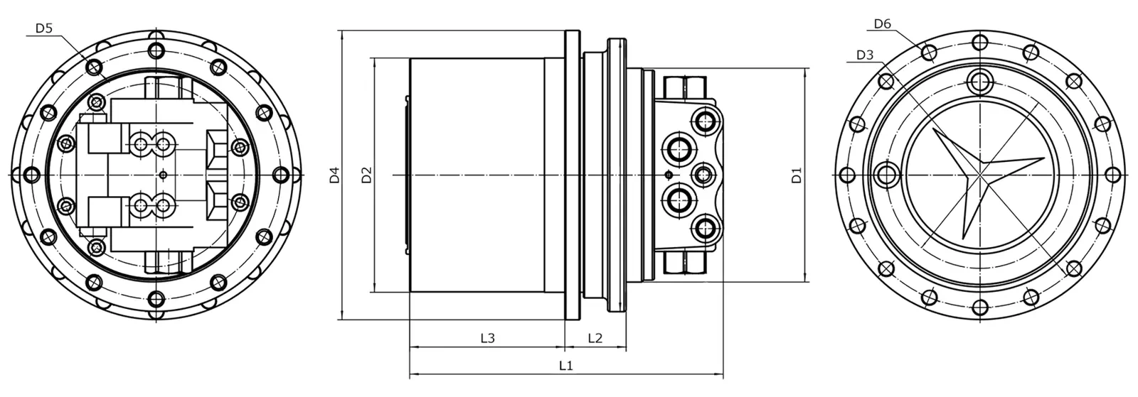 Гидромотор Komatsu PC95R-2