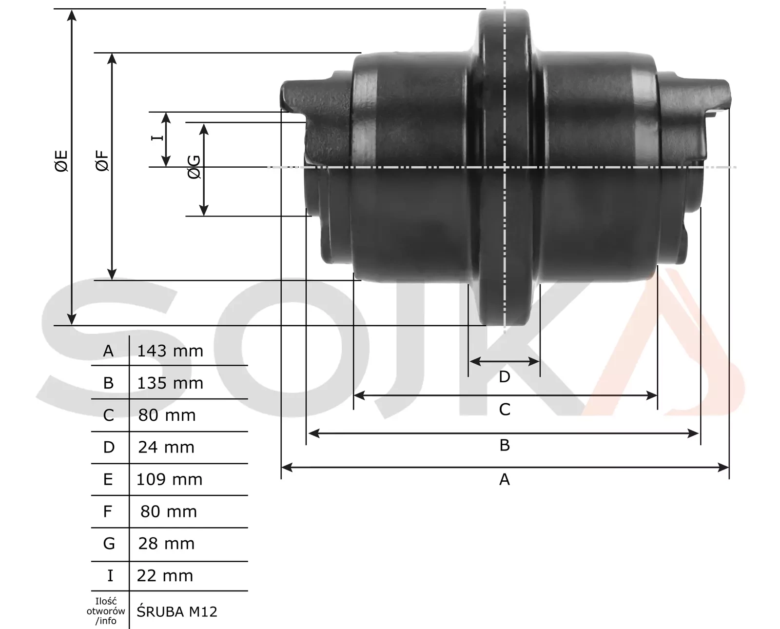 Рулон jezdna CAT 301.5