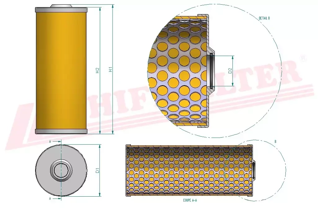 Фильтр для топлива HIFI FILTER SN 21581