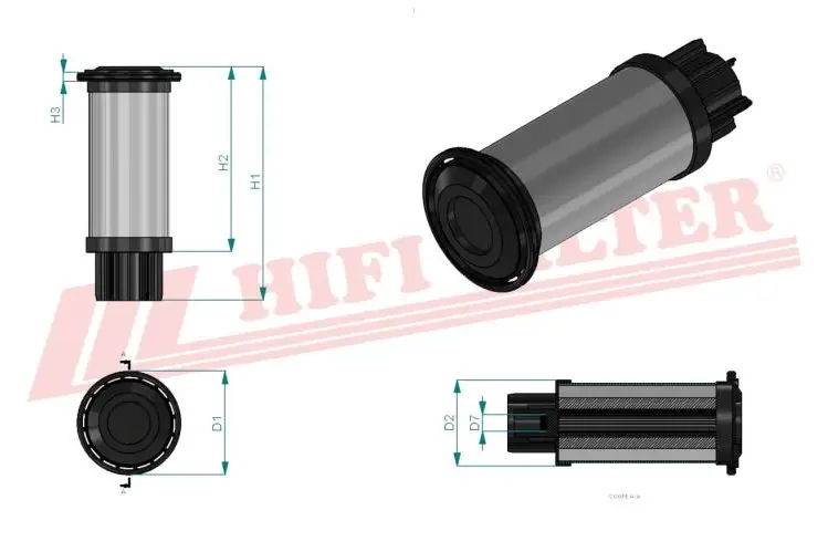 Фильтр для топлива HIFI FILTER SN 40712