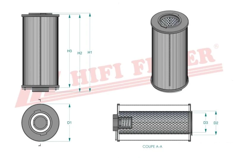 Фильтр гидравлического масла HIFI FILTER SH 74030