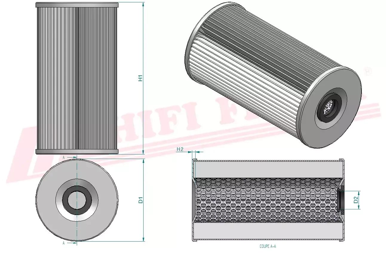 Фильтр для топлива HIFI FILTER SN 25127