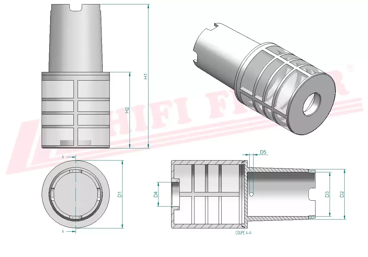 Фильтр для топлива HIFI FILTER SN 25090