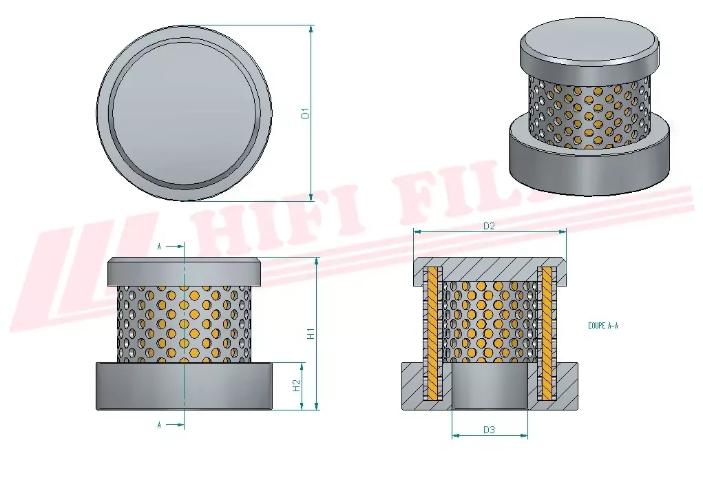 Фильтр гидравлического масла HIFI FILTER SH 60196