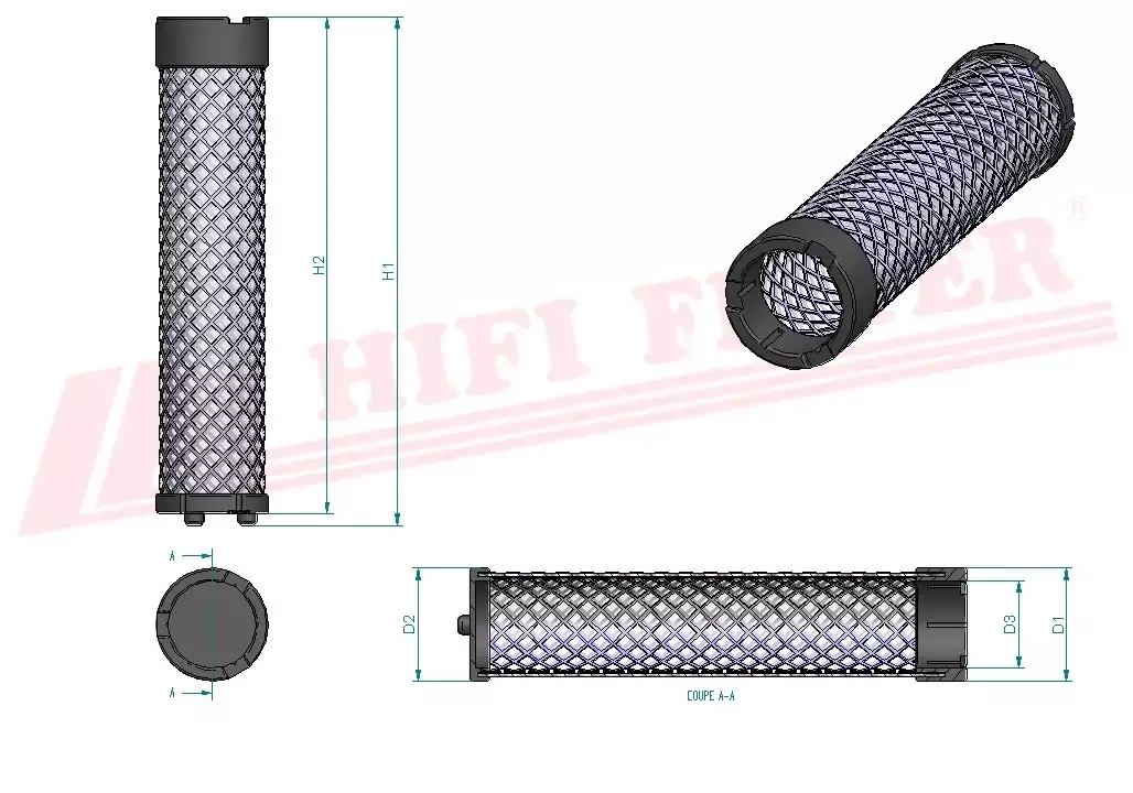 Воздушный фильтр HIFI FILTER SA 16129