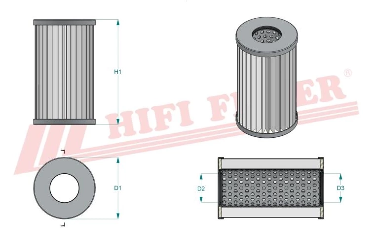 Фильтр гидравлического масла HIFI FILTER SH 74153 SP