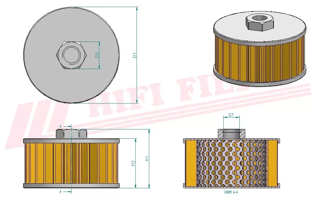 Фильтр гидравлического масла HIFI FILTER SH 776626