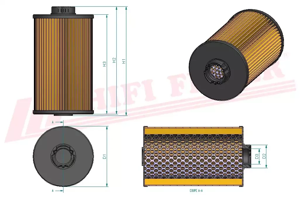 Фильтр для топлива HIFI FILTER SN 25052