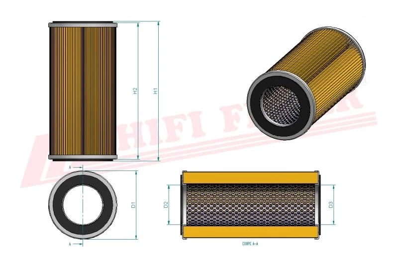 Фильтр гидравлического масла HIFI FILTER SH 60765 SP