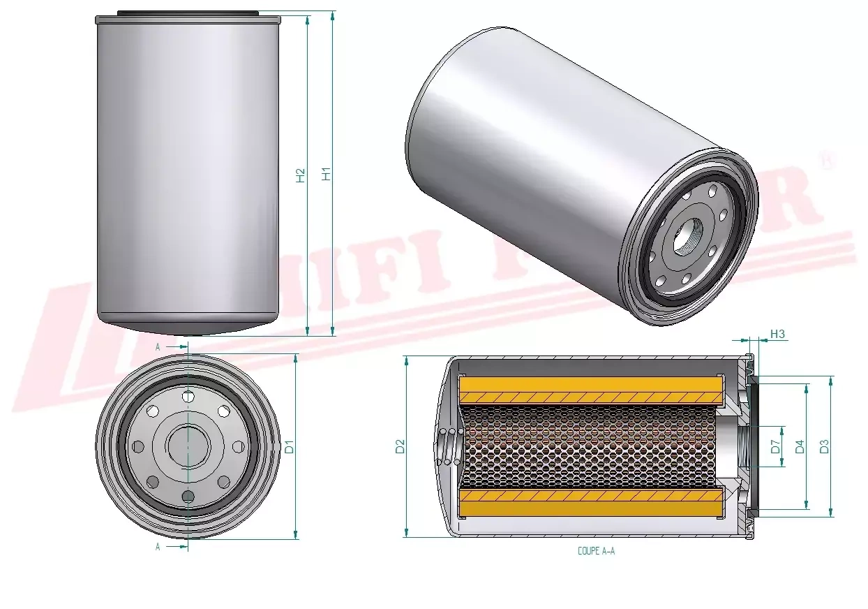 Фильтр для топлива HIFI FILTER SN 30031