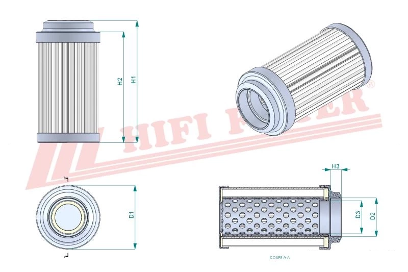 Фильтр гидравлического масла HIFI FILTER SH 60695