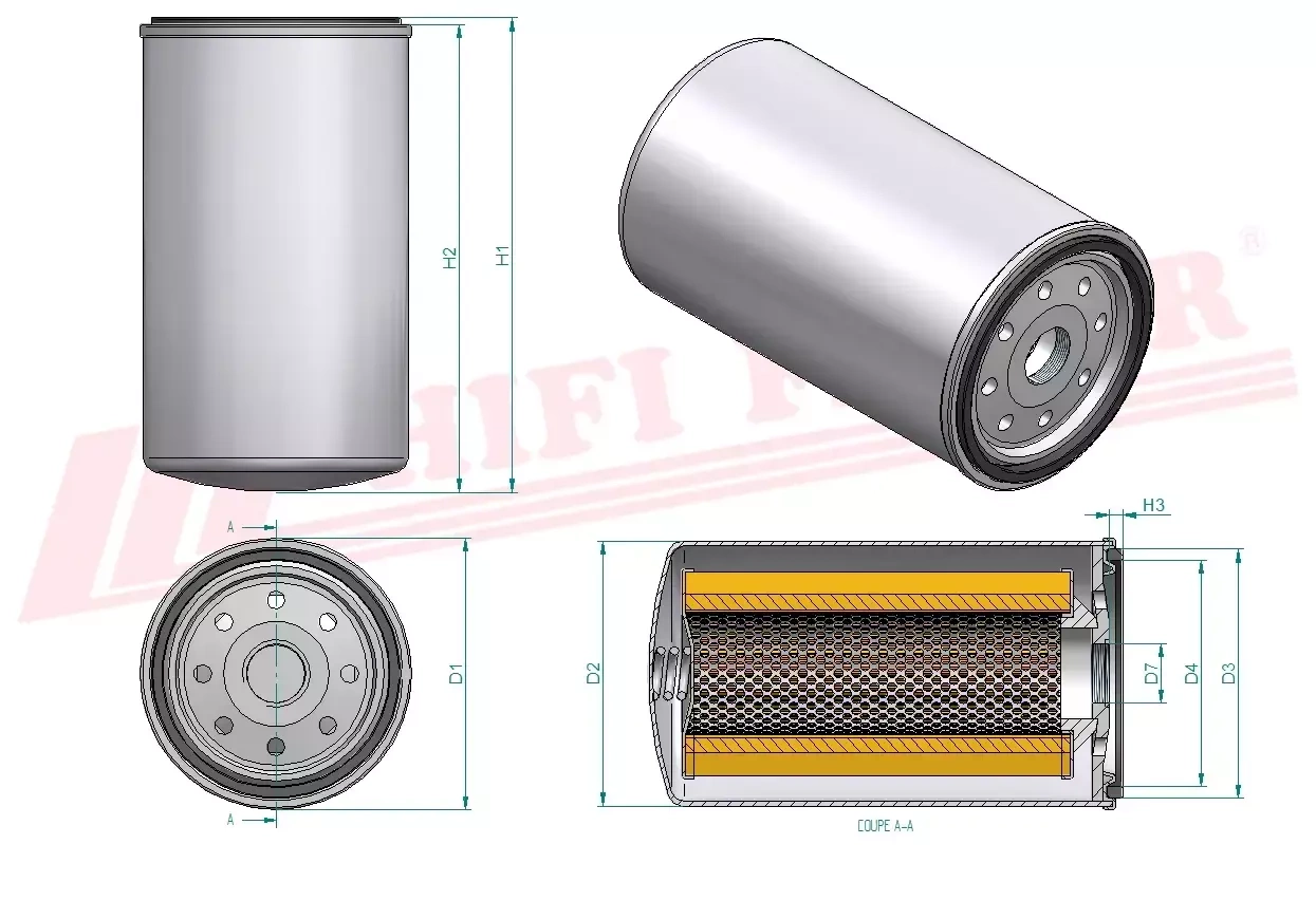 Фильтр для топлива HIFI FILTER SN 25106