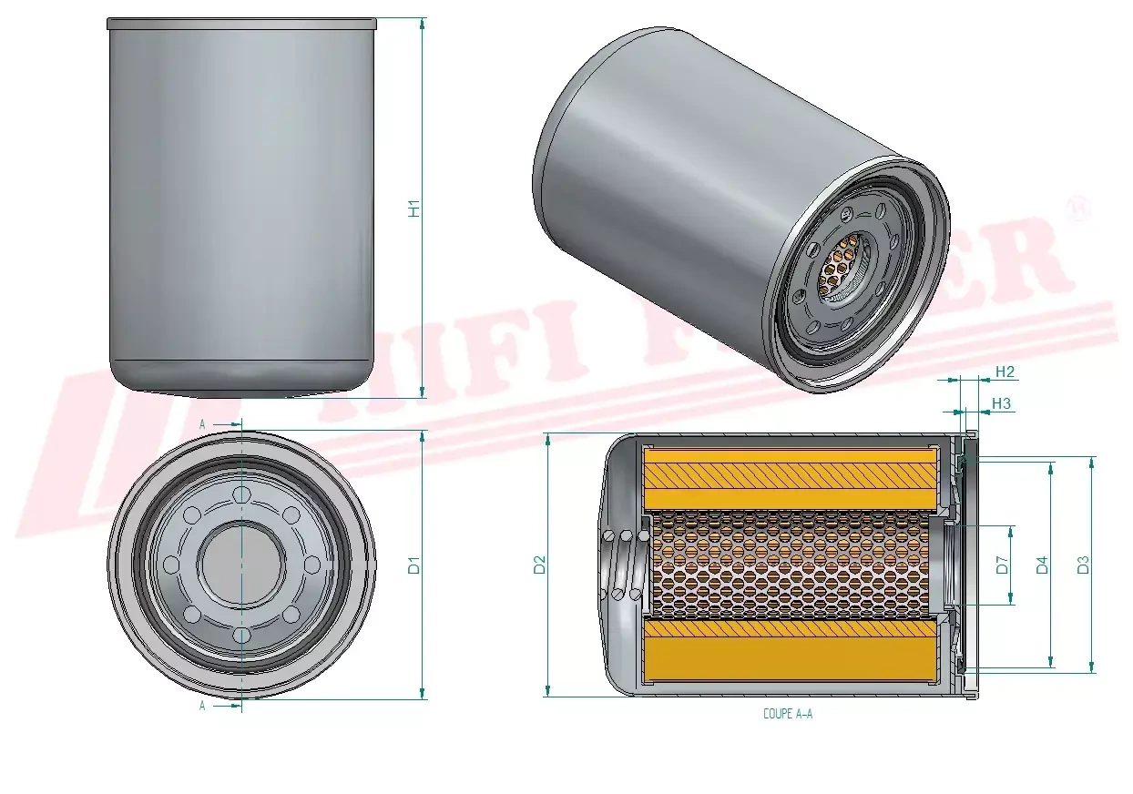 Фильтр для топлива HIFI FILTER SN 21609