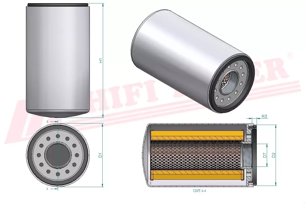 Фильтр для топлива HIFI FILTER SN 55429
