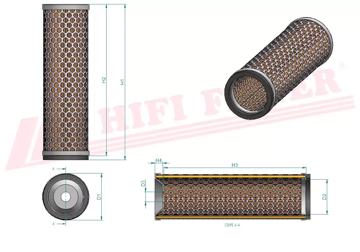 Воздушный фильтр HIFI FILTER SA 10905
