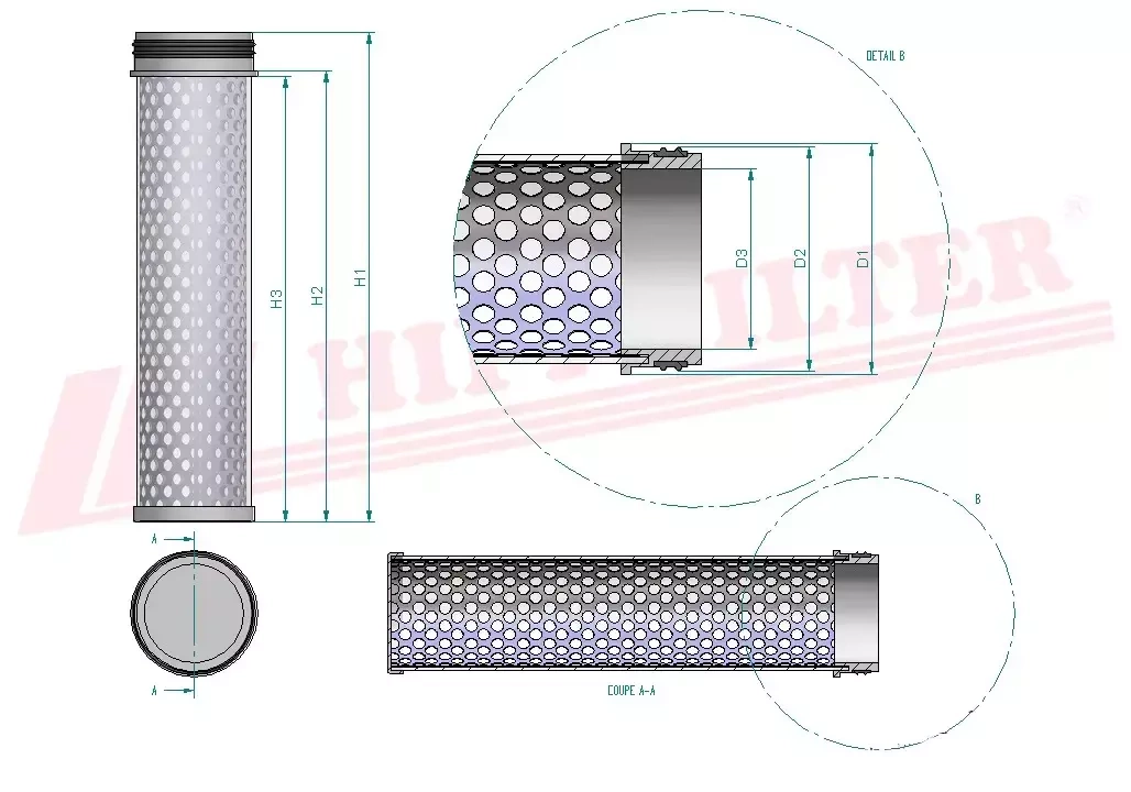Воздушный фильтр HIFI FILTER SA 16447