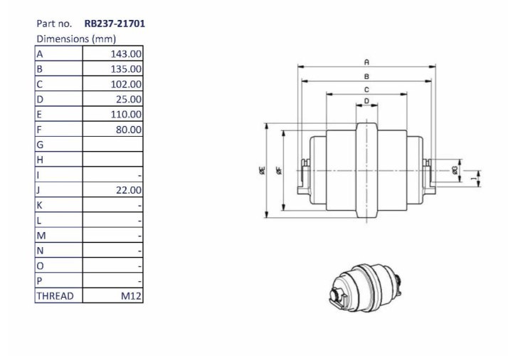Рулон jezdna CAT 301.6