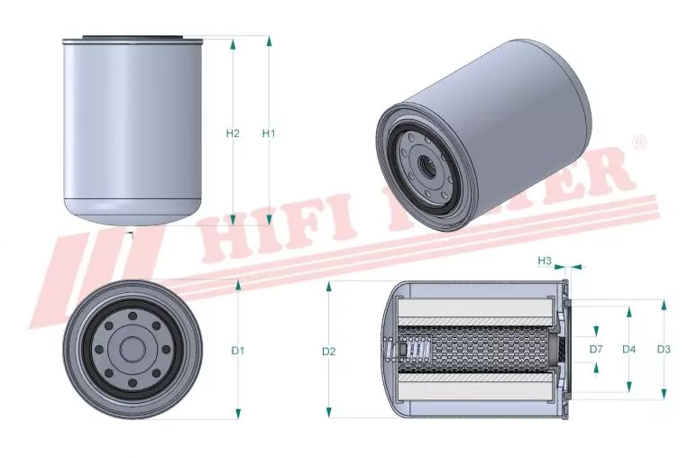 Фильтр гидравлического масла HIFI FILTER SH 59024