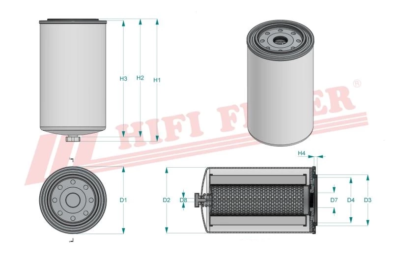 Фильтр для топлива HIFI FILTER SN 40546