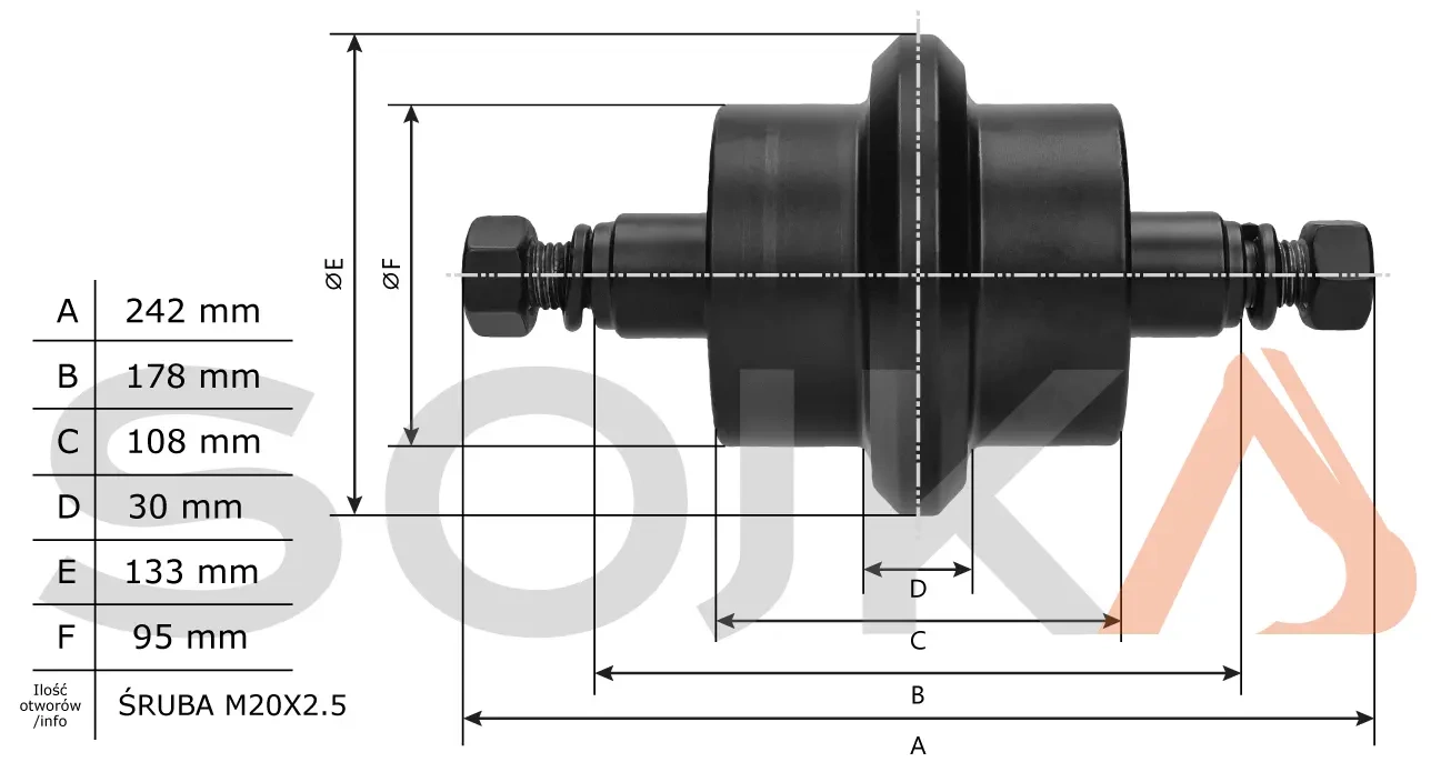 Ролик DOOSAN DX35Z
