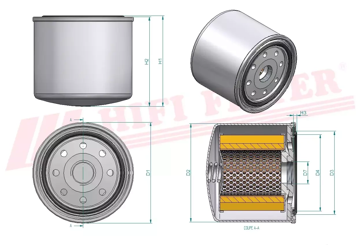 Фильтр для топлива HIFI FILTER SN 25031