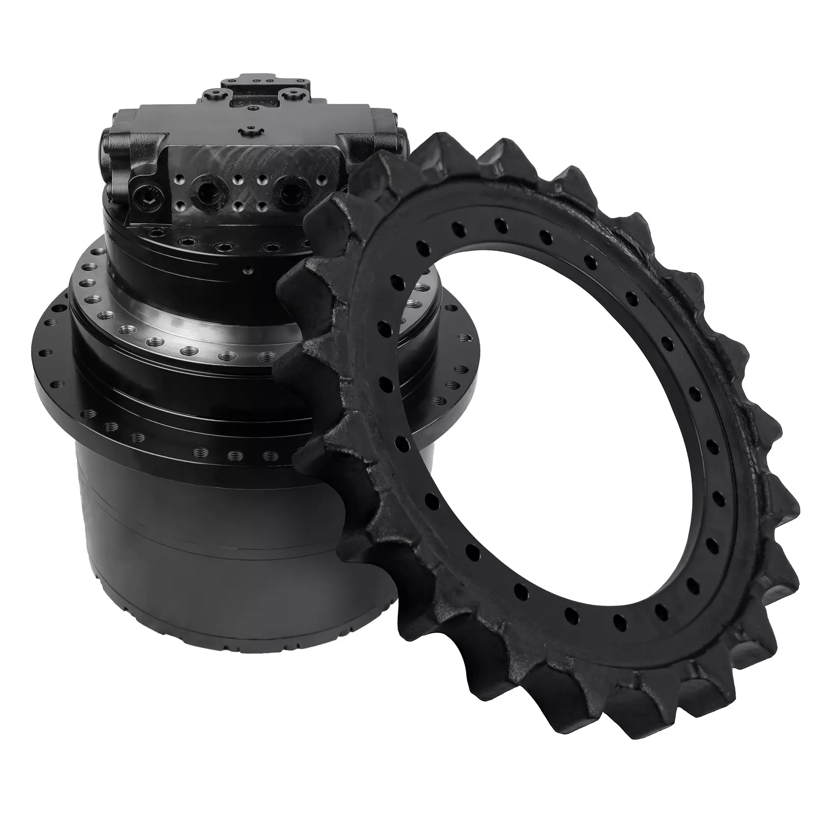 Гидромотор DOOSAN DX180 + ведущее колесо