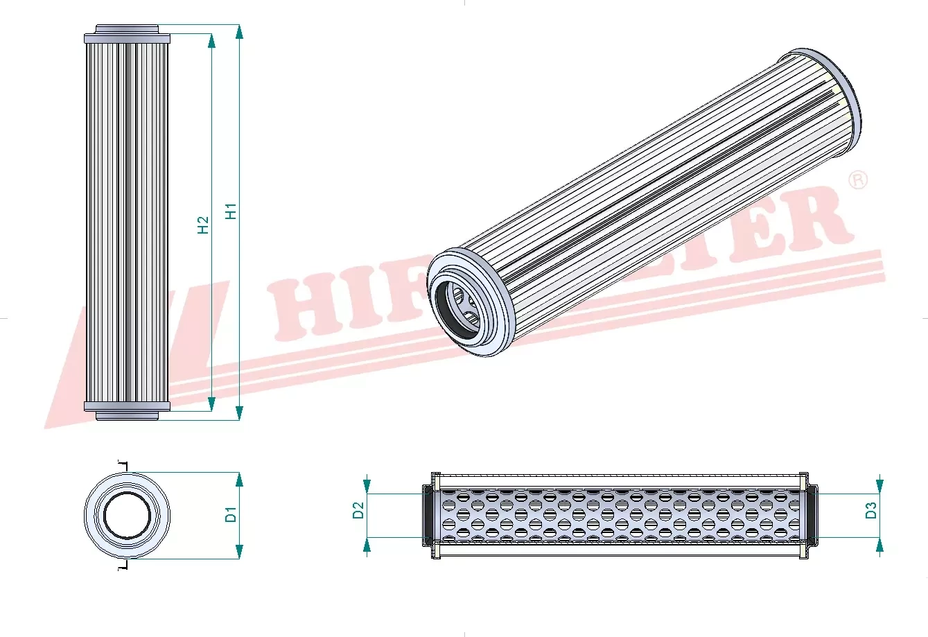 Фильтр для гидравлического масла HIFI FILTER SH 60149
