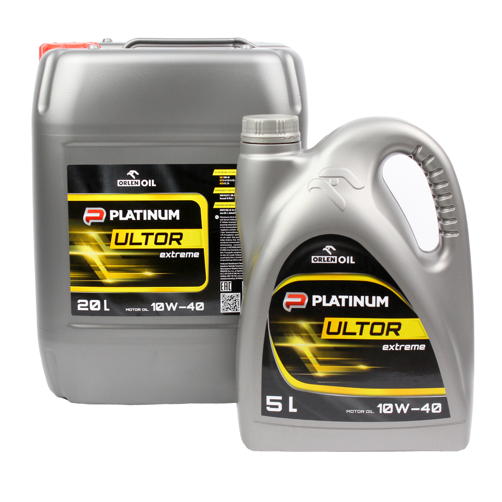 Моторное масло Orlen Platinum ULTOR Extreme 10W-40 20L + 5L