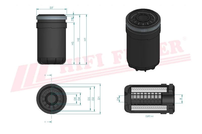 Фильтр для топлива HIFI FILTER SN 40705