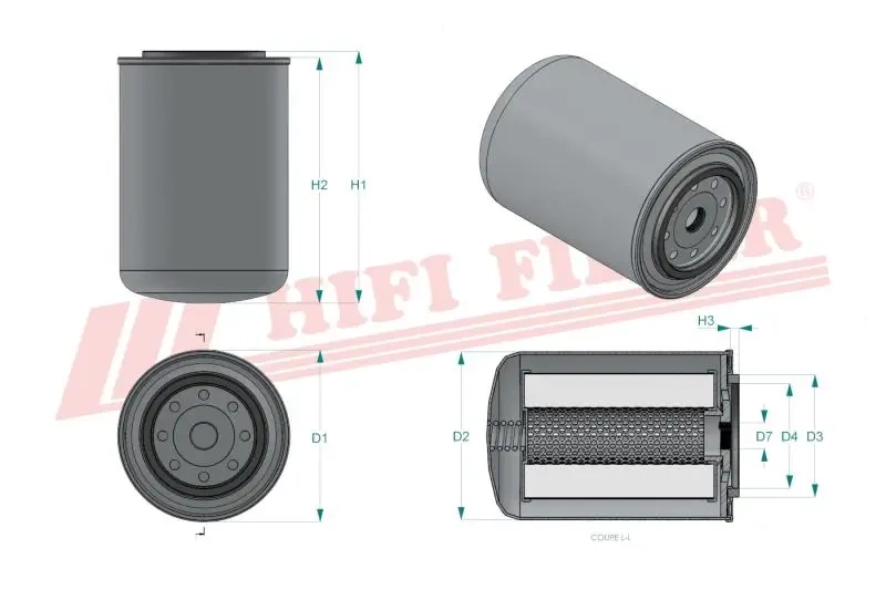 Фильтр гидравлического масла HIFI FILTER SH 56055