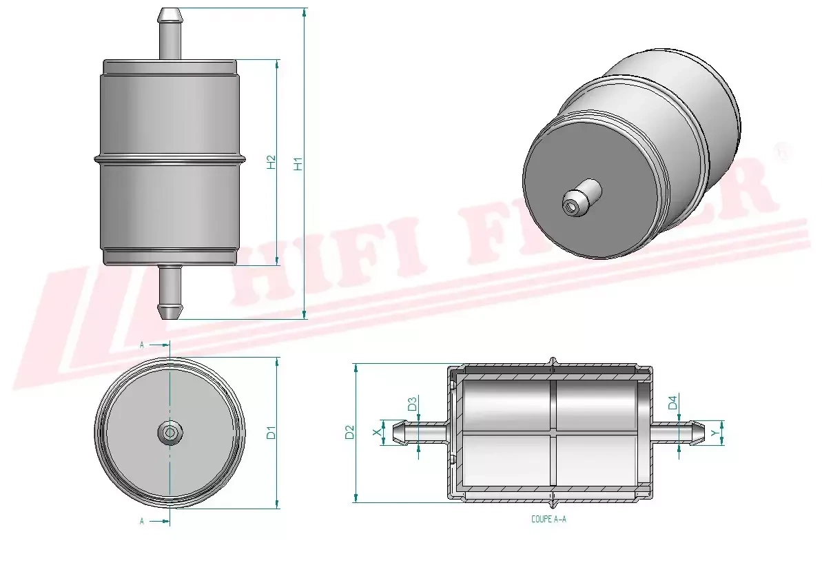 Фильтр для топлива HIFI FILTER SN 5079