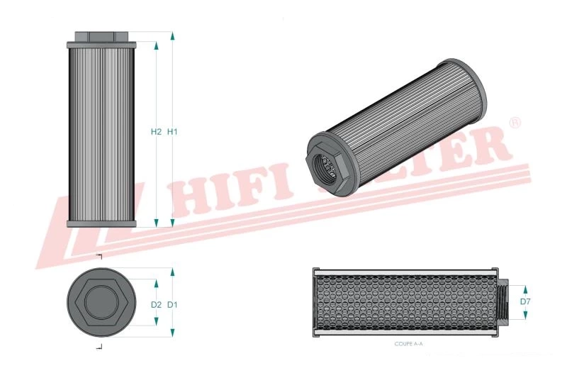 Фильтр гидравлического масла HIFI FILTER SH 77344