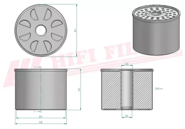 Фильтр для топлива HIFI FILTER SN 565