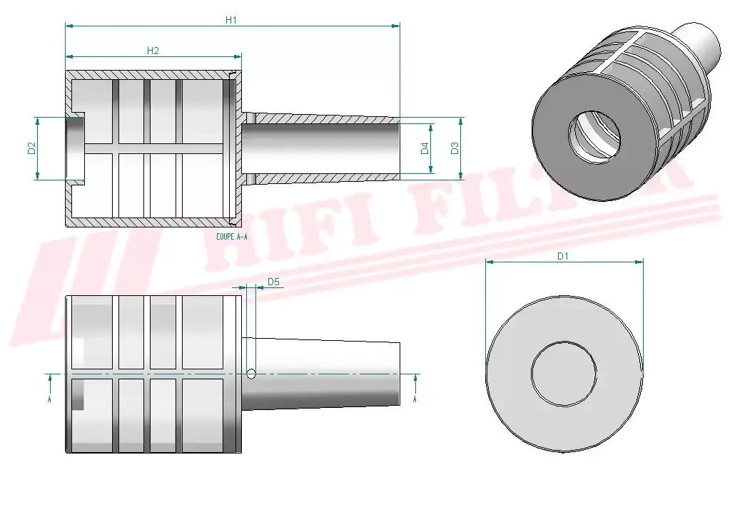 Фильтр для топлива HIFI FILTER SN 25028