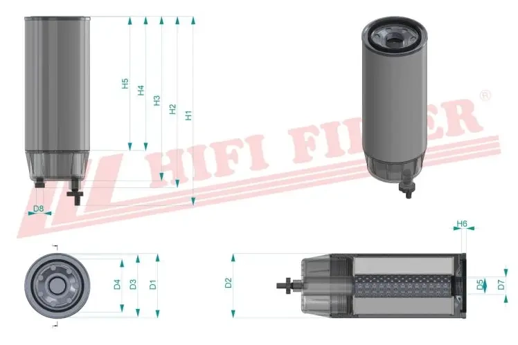 Фильтр для топлива HIFI FILTER SN 55018