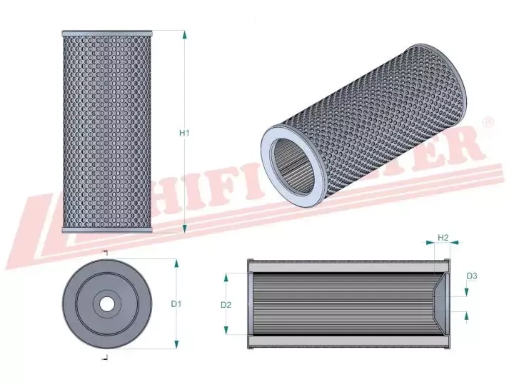 Фильтр гидравлического масла HIFI FILTER SH 55029