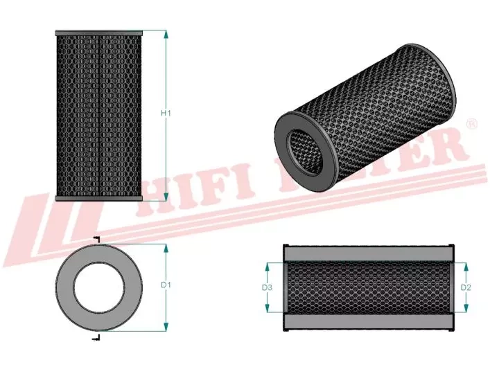 Фильтр гидравлического масла HIFI FILTER SH 60267