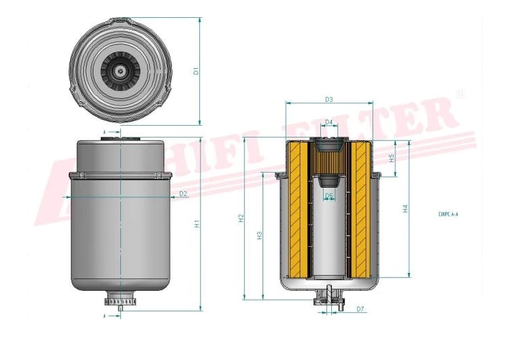 Фильтр для топлива HIFI FILTER SN 70238
