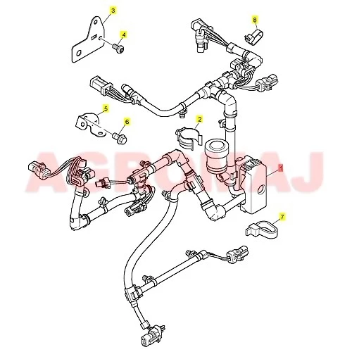 3161c081-PERKINS жгут проводов 1104d-E44T 1104d-E44TA