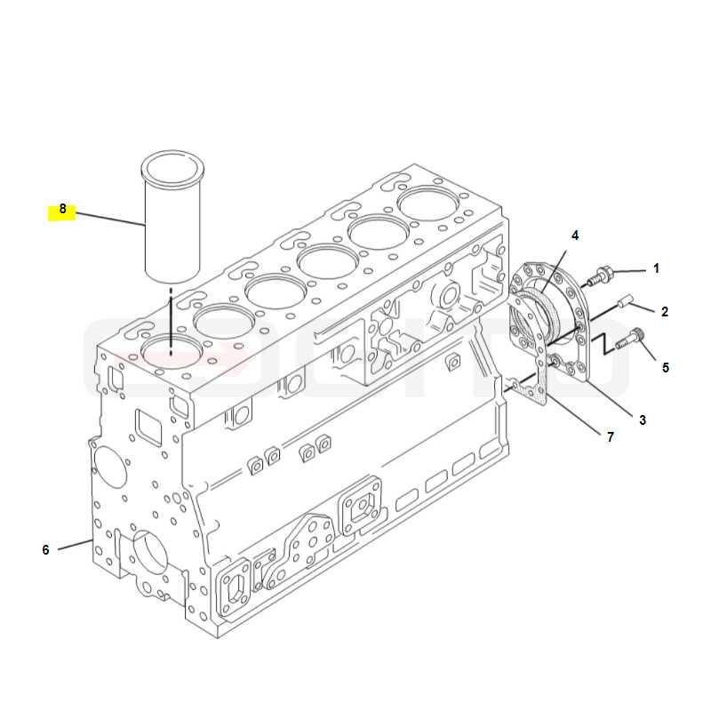 ЦИЛИНДРИЧЕСКИЕ ТУЛЕИ TULEJA CYLINDRYCZNA CAT SILNIKI 3054