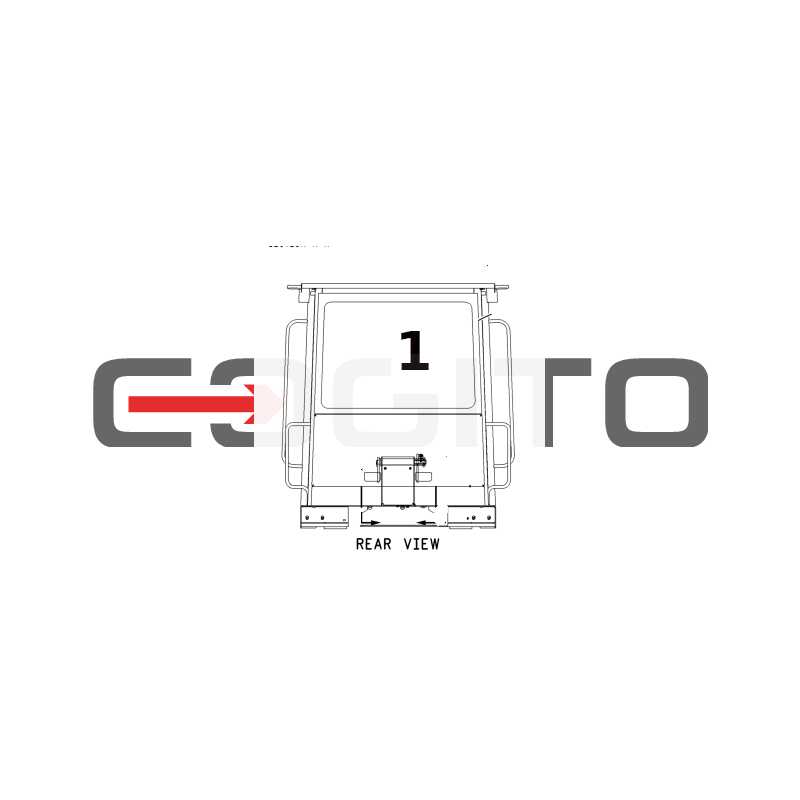 ЗАДНЕЕ СТЕКЛО С ПОДОГРЕВОМ ТРАФАРЕТНАЯ ПЕЧАТЬ КОЛЕСНЫЙ ПОГРУЗЧИК CAT 924G 928H