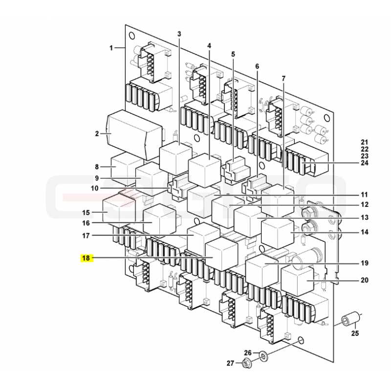 Реле 24V погрузчик экскаватор VOLVO