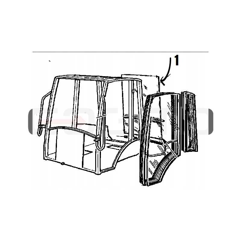 ЗАДНЕЕ СТЕКЛО ВЕРХНЕЕ ШЕЛКОГРАФИЯ ЭКСКАВАТОР-ПОГРУЗЧИК KOMATSU WB91R-2 WB93R