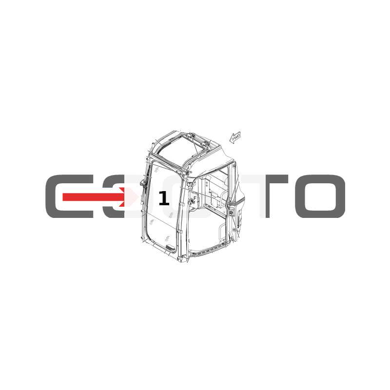 ВЕТРОВОЕ СТЕКЛО ВЕРХНИЙ ЛАМИНИРОВАННЫЙ ГУСЕНИЧНЫЙ ЭКСКАВАТОР CAT 308C 314CR 314D CR